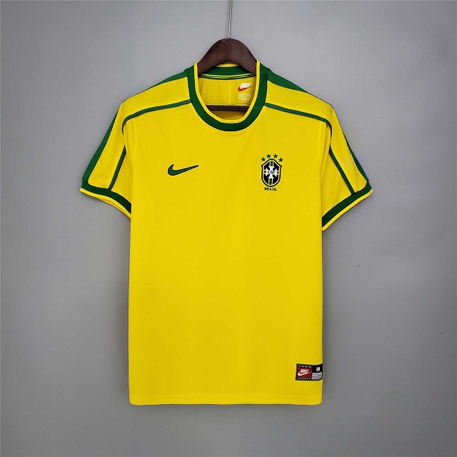 AAA Quality Brazil 1998 World Cup Home Soccer Jersey